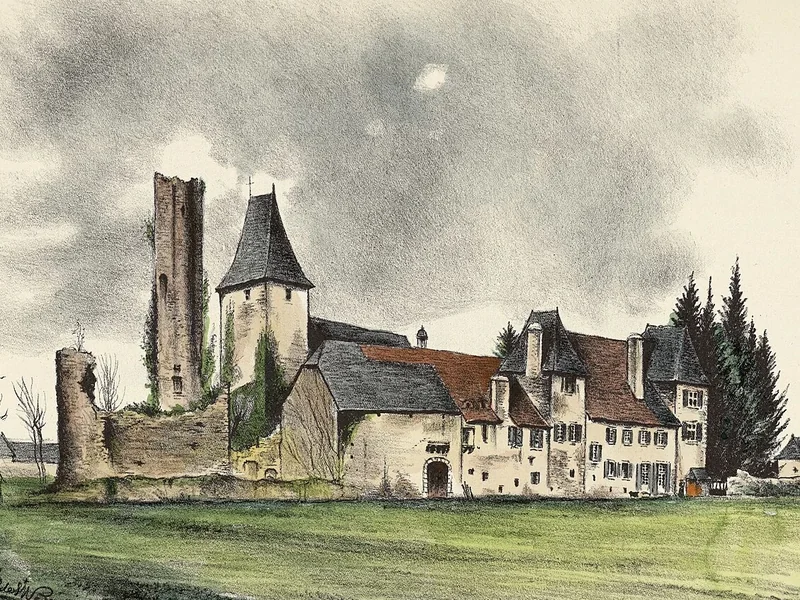 1855-Raymond de Saint-Martin-Beyrie - Castello di Luc de Béarn